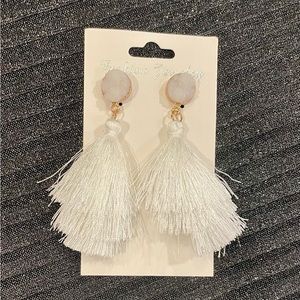 Earrings White & Gold